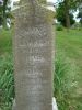 Jonathan Bascom Headstone, closeup of top