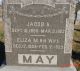 Jacob Henry MAY Headstone
