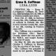 Obituary for Erma B. Coffman, 1998-1998 (Aged 92) 