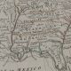 Snippet of Map from Treaty of 1783 showing  boundaries of NC, VA, what will later become TN